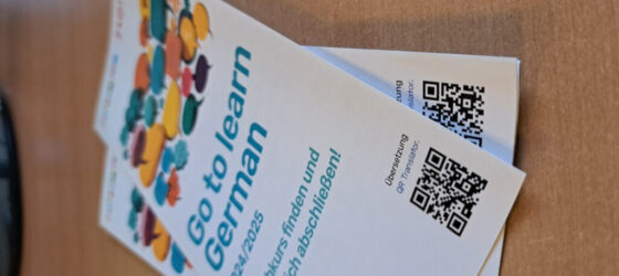 Accessible Training & Job Info in Oberhausen, Germany with QR Translator